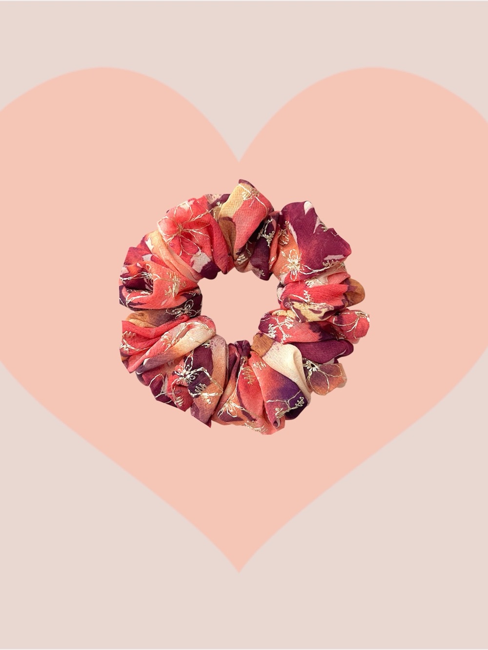 Floral Patterned Scrunchie Set - Picture 8 of 9